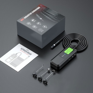 ЭНДОСКОПНАЯ ИНСПЕКЦИОННАЯ КАМЕРА DUO LED WIFI ПРИЛОЖЕНИЕ ДЛЯ ПК НА ТЕЛЕФОНЕ КАБЕЛЬ 5 МЕТРОВ