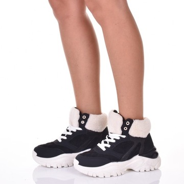 DAMSKIE BUTY ZIMOWE ŚNIEGOWCE SUPER FUTERKO