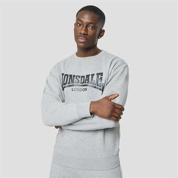 Lonsdale Essentials szara bluza męska Rozmiar 3XL