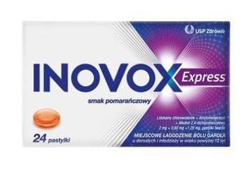 Inovox Express, smak pomarańczowy, 24 pastylki