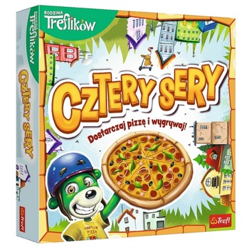 CZTERY SERY gra planszowa przedszkolna PIZZA