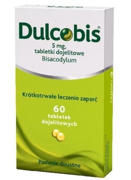 Dulcobis 5 mg, 60 tabletek dojelitowych