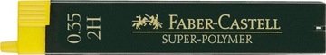 FABER-CASTELL Rysiki grafity do ołówka 0,3 mm 2H