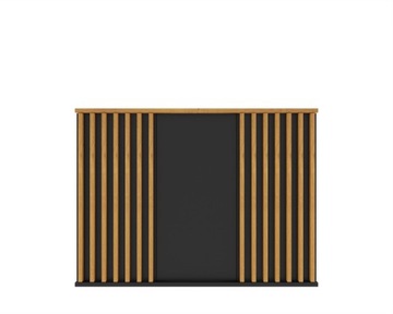 Komoda do sypialni 120cm drzwi półki NELGARI