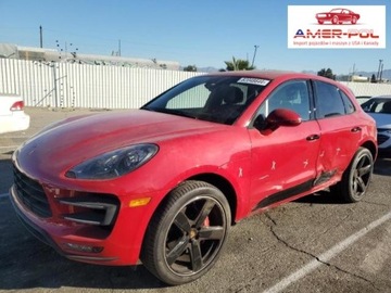 Porsche Macan SUV 3.6 V6 400KM 2018 Porsche Macan 2018, 3.6L, 4x4, TURBO, od ubezpieczalni 3.6 Benzyna 400KM
