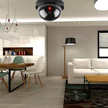 Макет промышленной камеры, купольная камера с диодом