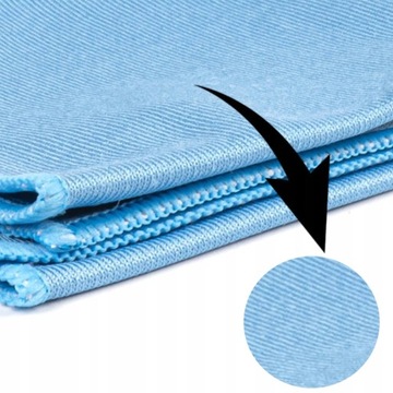 Ściereczka z mikrofibry do szyb luster 30x40cm 300gsm bez smug i zarysowań