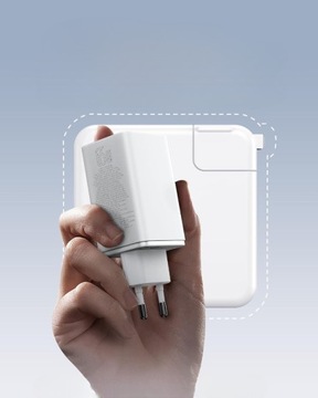 Универсальное зарядное устройство Baseus GaN6 Pro 2x USB-C + 2xUSB 65 Вт + КАБЕЛЬ