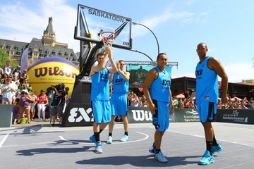 ИГРА WILSON 3x3 FIBA ​​БАСКЕТБОЛ КОЖАНАЯ IO PARIS 2024