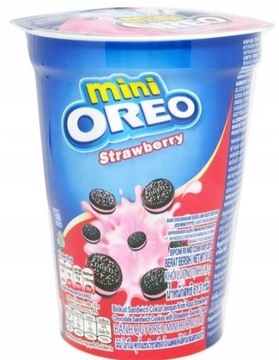 OREO Mini Strawberry Malutkie Ciasteczka 61,3g