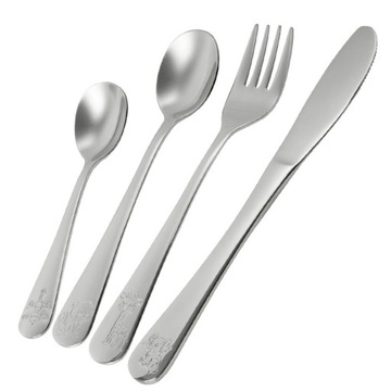 Набор столовых приборов детский Вилка, нож, ложки