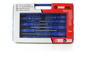 НАБОР ОТВЕРТОК С МАГНИТНЫМ НАПРЯЖЕНИЕМ 12