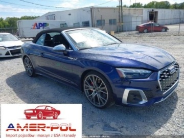 Audi A5 B10 2024 Audi S5 Cabrio PREMIUM PLUS TFSI QUATTRO TIPTRONIC 2024 3.0 Benzyna 349KM