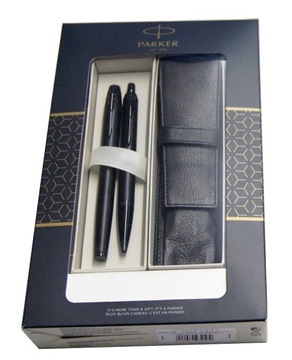 PARKER DŁUGOPIS + PIÓRO WIECZNE IM ACHROMATIC ETUI