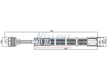 SUŠIČ KLIMA FIAT STILO MULTIFUNKCE VAGÓN 1.4-1.9 03-08 DOBLO I 1.2 1.9 05-10