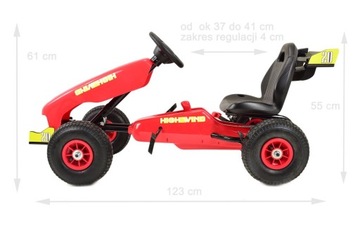 НОВЕЙШИЙ КАРТ С ПЕДАЛЬМИ, НАДУВАННЫЕ КОЛЕСА, G202