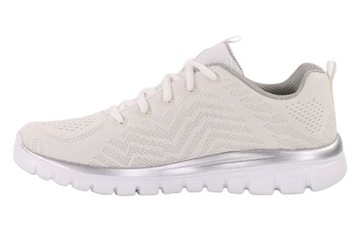 Skechers Buty Damskie Sportowe Graceful Get Connected białe 38,5 EU