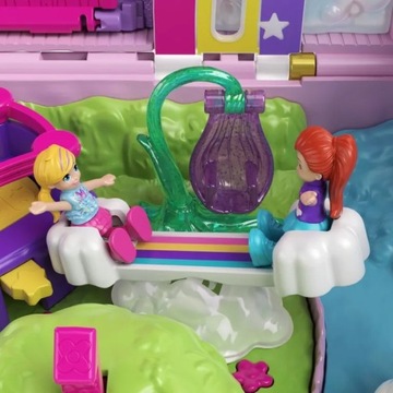 Polly Pocket Jednorożec youtube kids Unicorn Party duży zestaw ŁA91p