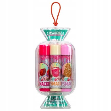 LIP SMACKER CANDY ORNAMENT TEAL ZESTAW 3xPOMADKA