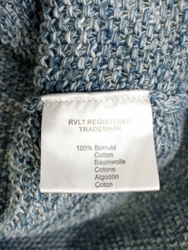 ATS sweter RVLT REVOLUTION bawełna niebieski M