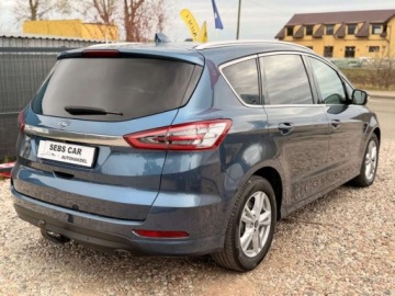 Ford S-Max II Van Facelifting 2.0 EcoBlue 150KM 2020 Ford S-Max Bogate wyposazenie 7 osobowy Automat Grzana kierownica, zdjęcie 2