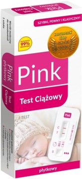 PINK TEST PŁYTKOWY TEST CIĄŻOWY - DOKŁADNOŚĆ 99.9%