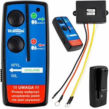 PILOT DO WYCIĄGARKI BEZPRZEWODOWY 12V WCIĄGARKI