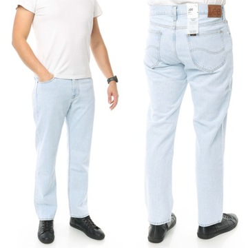 LEE WEST spodnie męskie jeansy proste W33 L30