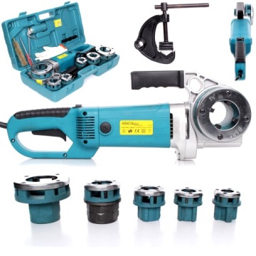 Электрический труборез 2300 Вт + набор 6 матриц в чемодане