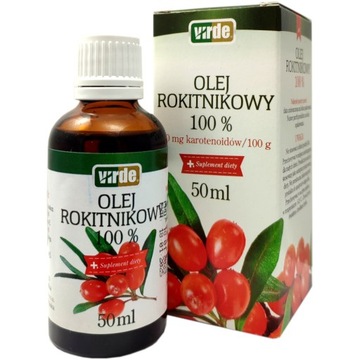 Virde Olej Rokitnikowy 100% 50Ml Odporność