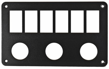 RAMKA PANEL ALUMINIUM CARLING PRZELACZNIK X6 + USB