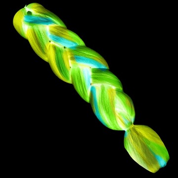 СИНТЕТИЧЕСКИЕ ВОЛОСЫ ДЛЯ НАРАЩИВАНИЯ МОСТОВ, СВЕТЯЩИЕСЯ В ТЕМНОТЕ