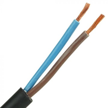 Przewód kabel linka H07 RN-F 2X1,5m2 guma 10M