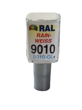 LAKIER SAMOCHODOWY ZAPRAWKA 10ML ARA RAL 9010 RAIN-WEISS