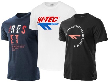 KOSZULKA MĘSKA HI-TEC T-SHIRT KOSZULKI ZESTAW KH01