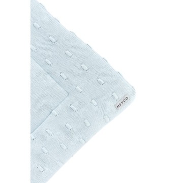 Meyco Baby Knots mata do kojca - light blue - 77x97cm