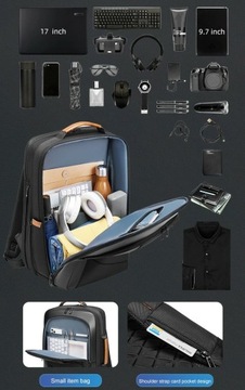 Рюкзак Eurocool Nigeer для ноутбука 17,3 EC-2000A USB