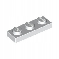 Lego Płytka 1x3 Biała 1szt. 3623 362301 U