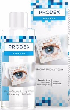 PRODEX DWUFAZOWY PŁYN DO OCZYSZCZANIA TWARZY I OKOLIC OCZU NUŻEŃCE 150ml