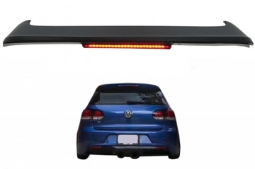 Spojler do VW Golf VI 2008+ LED hamowania R20 Look