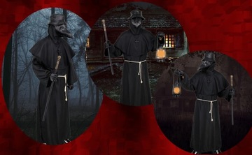 НАРЯДЫ КОСТЮМ Чумной доктор, Чумной доктор, Чумной доктор TEAMPUNK РАЗМЕР L