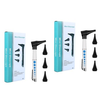 Mini Tools Nierdzewny otoskop kieszonkowy LED