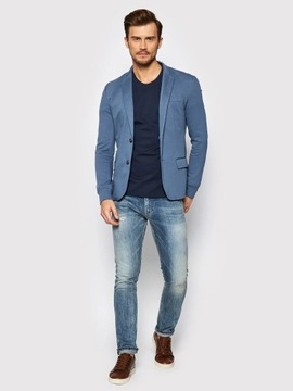 TOMMY JEANS HILFIGER ТЕМНО-СИНЯЯ ФУТБОЛКА БАЗОВАЯ