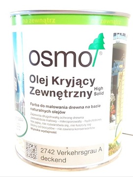 Osmo 2742 OLEJ KRYJĄCY ZEWNĘTRZNY 0,75l Betonowy