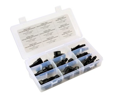 СОЕДИНИТЕЛИ ДЛЯ ТОПЛИВОПРОВОДА КОМПЛЕКТ 85 шт.