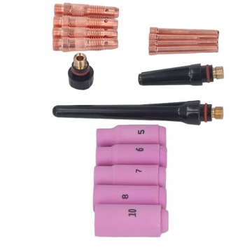 16PCS TIG WELIDE TORCH AKCESORIA ZESTAWY MIPOWY CERMICZNE PLASMA 0Q