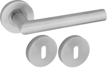 Klamka do drzwi SIGMA INOX SS304 Stal Nierdzewna + szyld na klucz