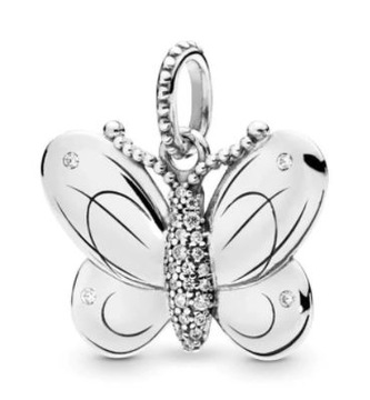 Charms Motyl Charms Srebro Zawieszka Motylek