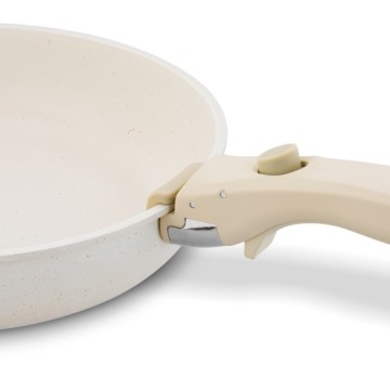 Набор СКОВОРОД со СЪЕМНОЙ РУЧКОЙ Starke Pro Compacti Cream 20/24/28, 4 шт.