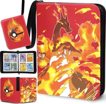 ALBUM segregator na 900 KART POKEMON z uchwytem